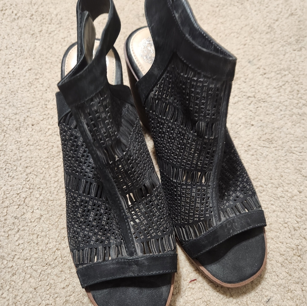Womens Heel Black Sandal